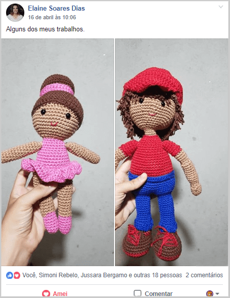 Amigurumi de Bonecos
